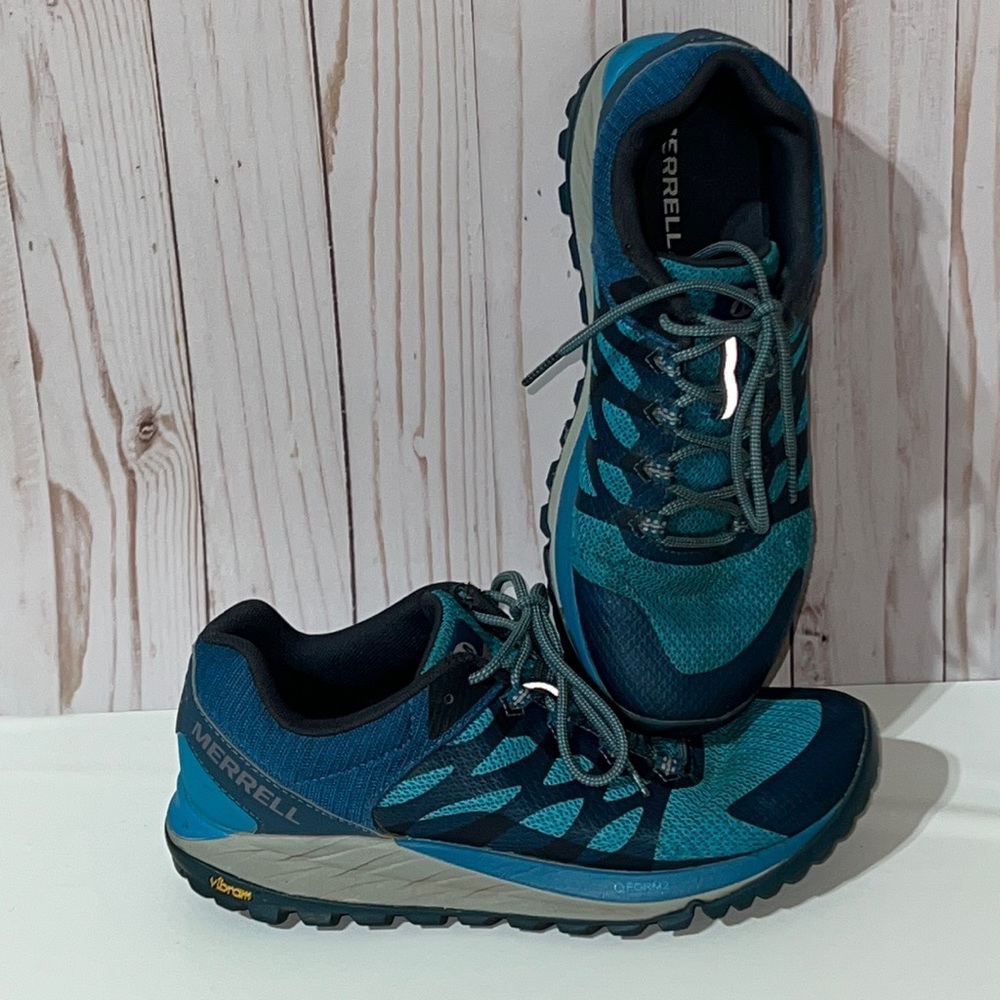 Merrell Blue and Teal Athletic Shoes
